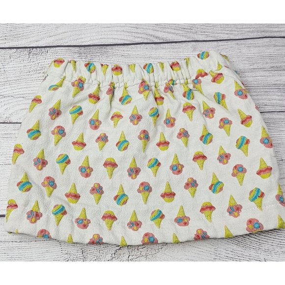 Osh Kosh Toddler Girls Ice Cream Cone Elastic Back Waist Skirt with Pockets 2T - Picture 5 of 5